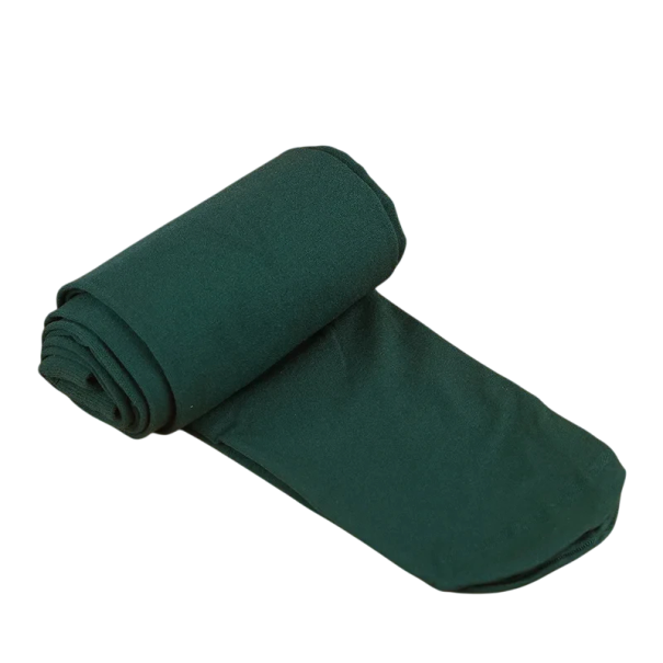 Collants élastiques chauds pour femmes 120D à taille haute Collants isolants Collants opaques d'hiver Confortables et extensibles vert