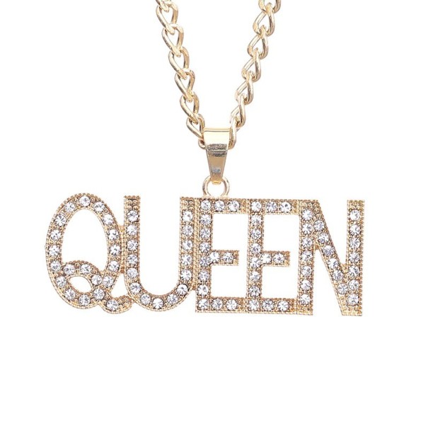 Collar con colgante de reina y rey 1