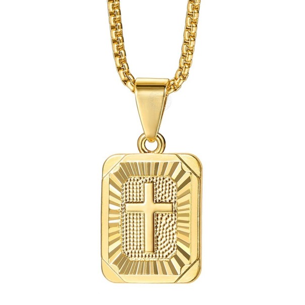Collar con cruz D107 45 cm