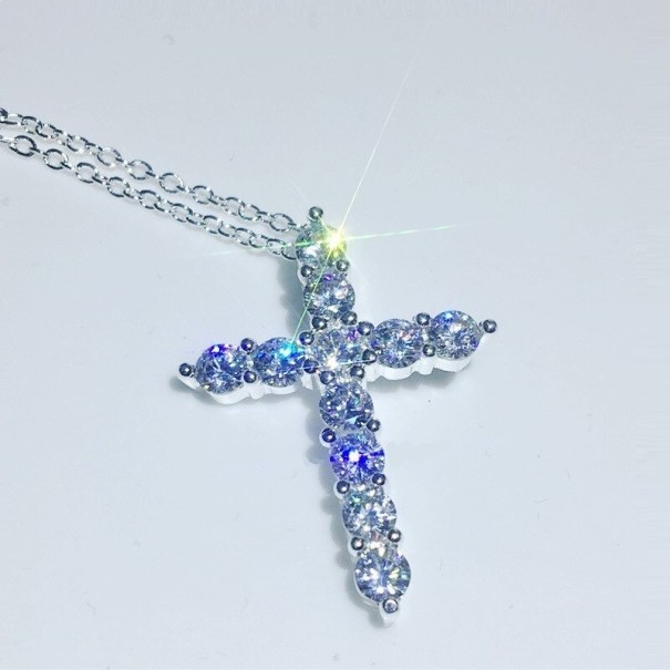 Collar con cruz D509 6