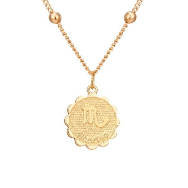 Collar con el signo del zodiaco para mujer D215 10