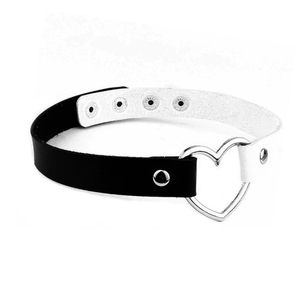 Collar de cinta bicolor para mujer 1