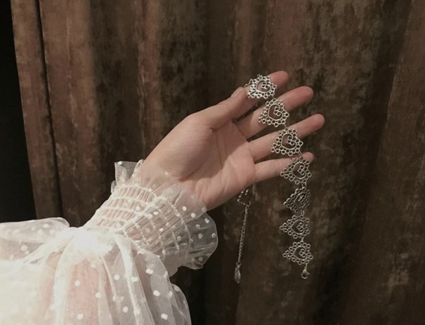 Collar de corazón para mujer A1922 1