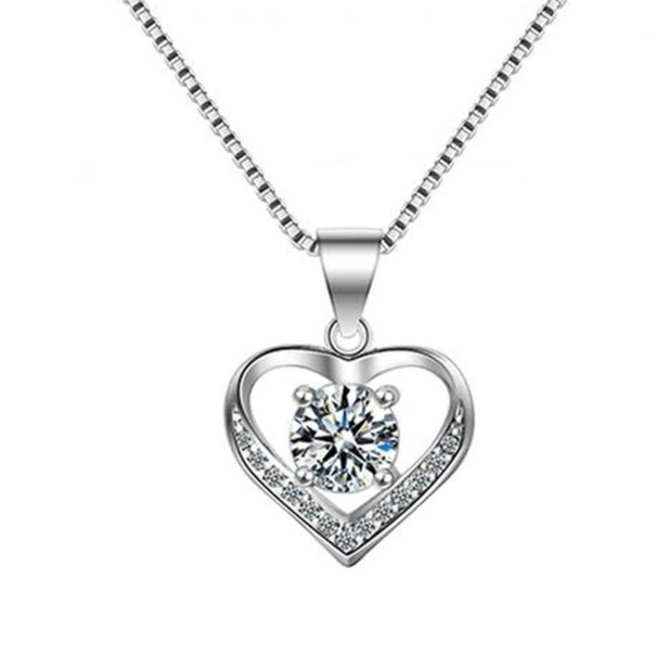 Collar de corazón para mujer D413 1
