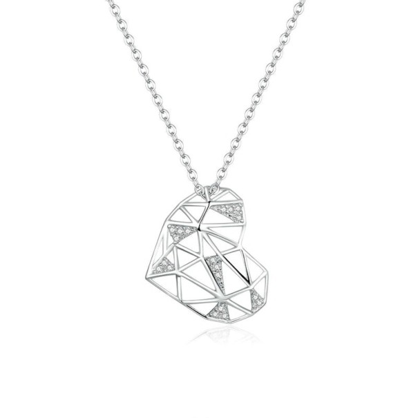 Collar de corazón para mujer G531 1
