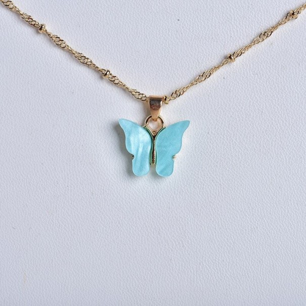Collar de mariposa retorcida para mujer 16