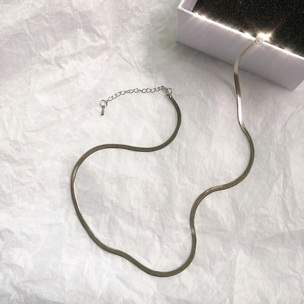Collar de mujer A2625 plateado