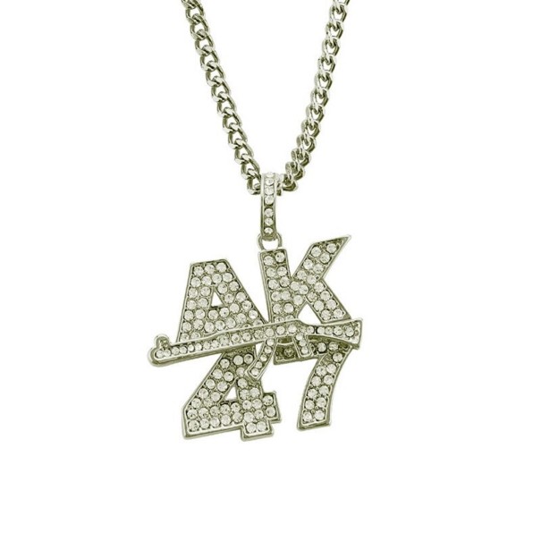 Collar de mujer con colgante de pistola 9