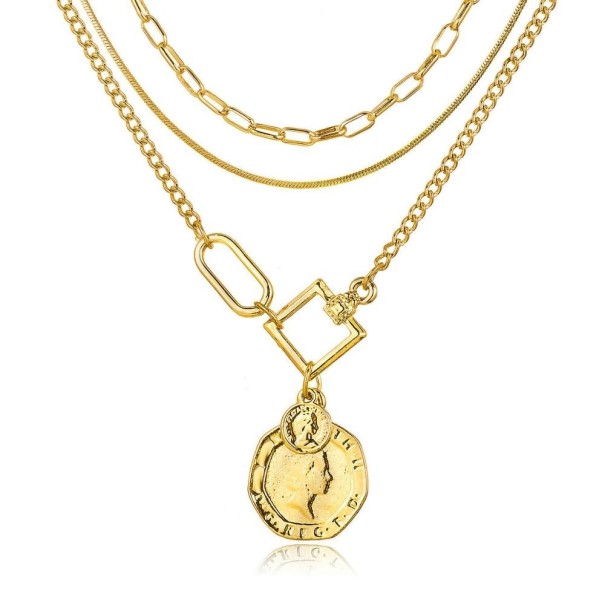 Collar de mujer con colgantes G812 8