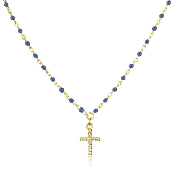 Collar de mujer con cruz G664 2