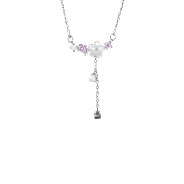 Collar de mujer con flor D714 1