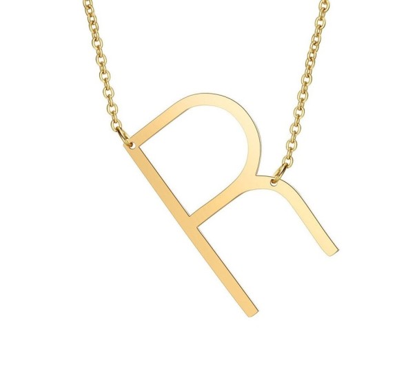 Collar de mujer con letra del alfabeto G829 R