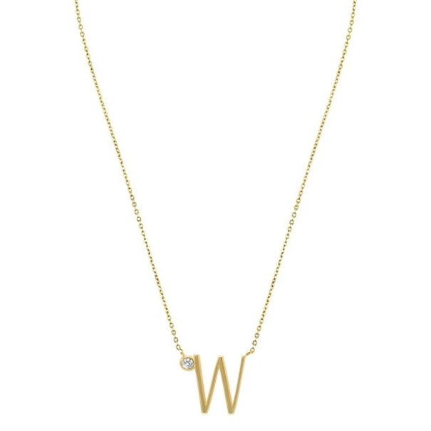 Collar de mujer con letras del alfabeto M84 W