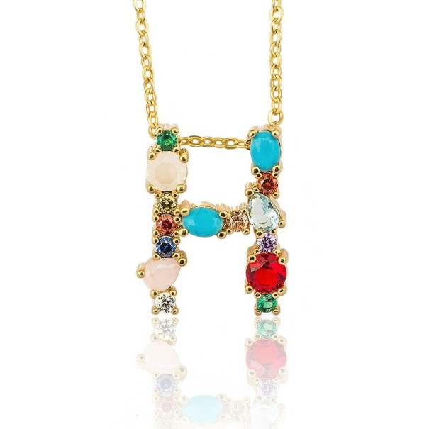Collar de mujer con letras J91 H