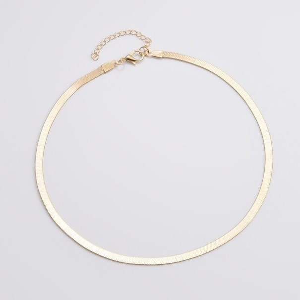 Collar de mujer D119 dorado 32 cm