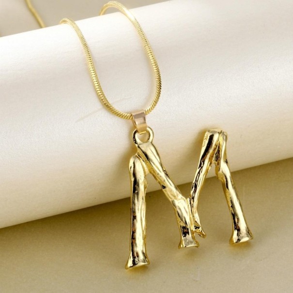 Collar de mujer letra D148 M