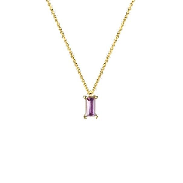 Collar de mujer M80 morado