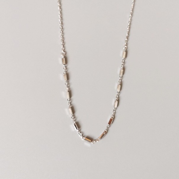 Collar de mujer M96 plateado 11