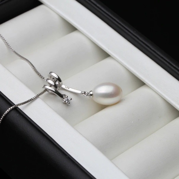 Collar de perlas para mujer D683 5