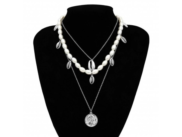 Collar de perlas para mujer G808 1