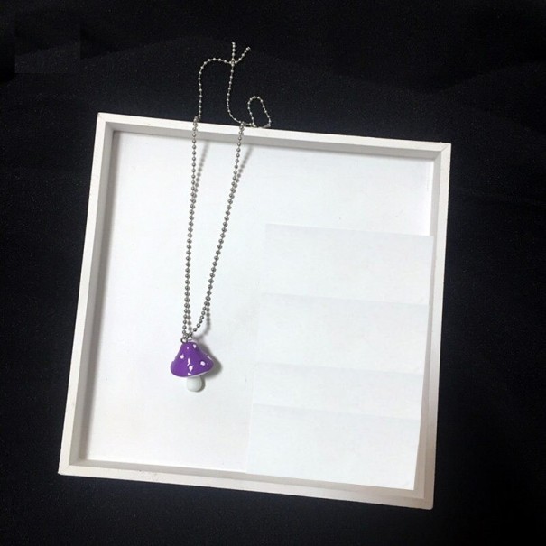 Collar de setas para mujer morado