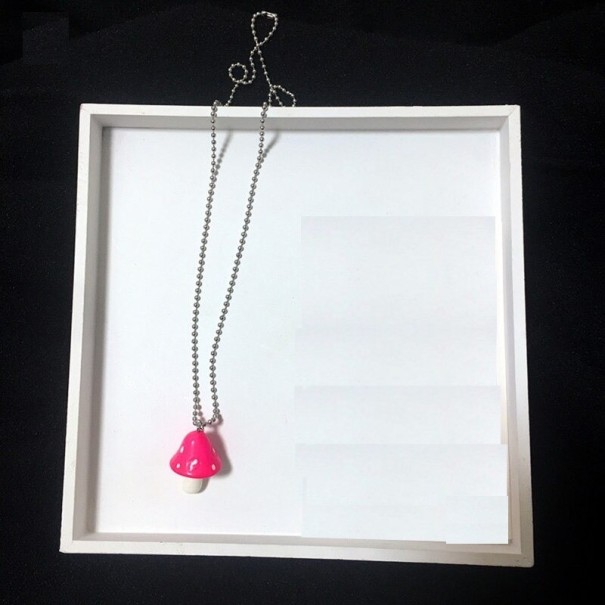 Collar de setas para mujer rosa oscuro