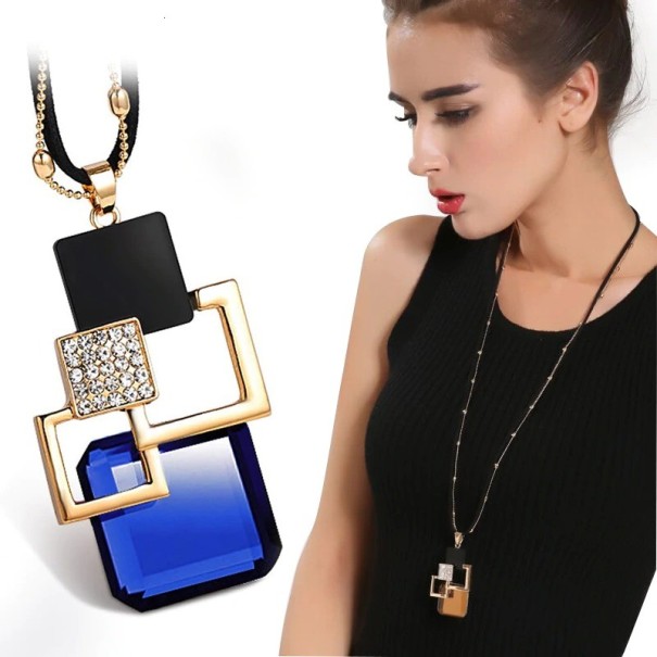 Collar largo de mujer con colgante D53 1