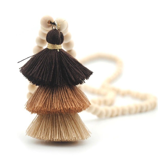 Collar largo de mujer con cuentas 22
