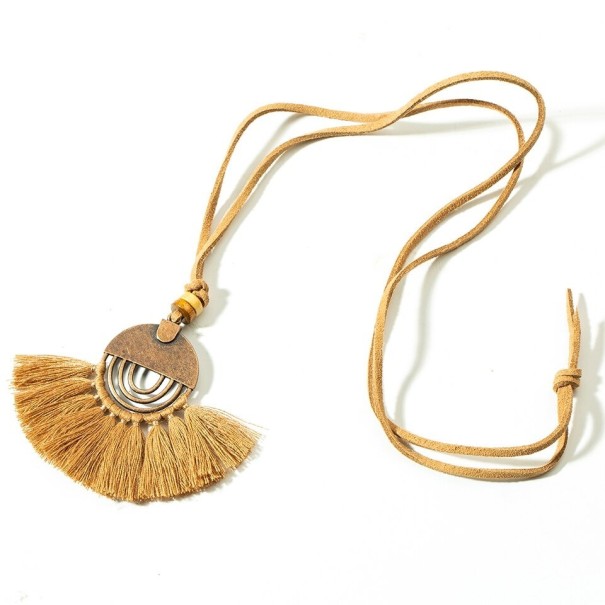 Collar largo de mujer con flecos 10