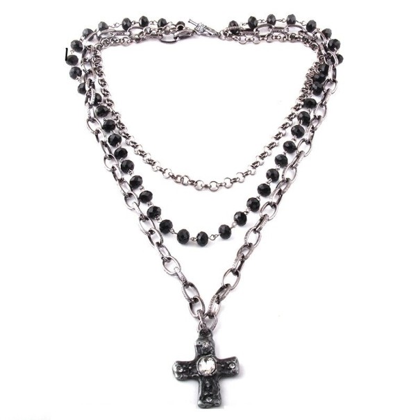 Collar triple de mujer 1