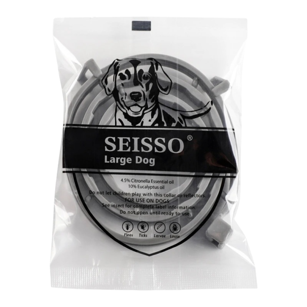 Collare per cani contro i parassiti Protezione antiparassitaria Collare regolabile per cani Collare contro le zecche e le pulci 70 cm 1