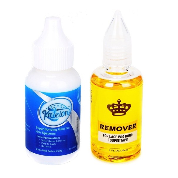 Colle et dissolvant de colle pour perruque 1