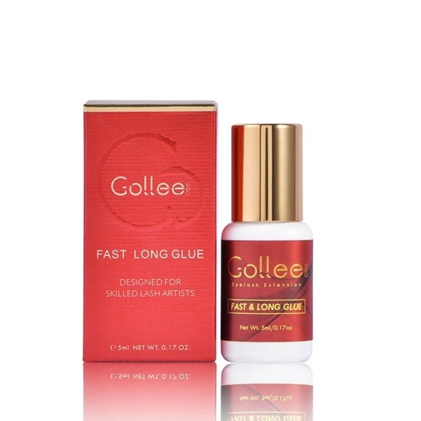 Colle professionnelle pour cils 5 ml 1 avec un temps de séchage de 6 semaines de tenue Fixation extra forte Pour stylistes expérimentées Évaporation 1