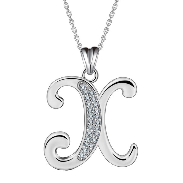 Collier avec lettre de l'alphabet D620 X