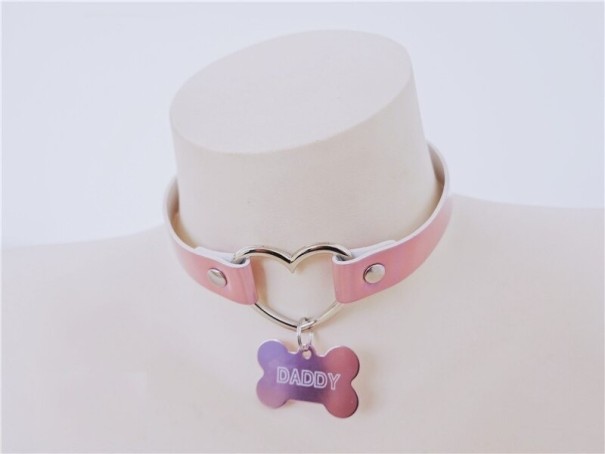 Collier choker pour femmes avec pendentif D145 3