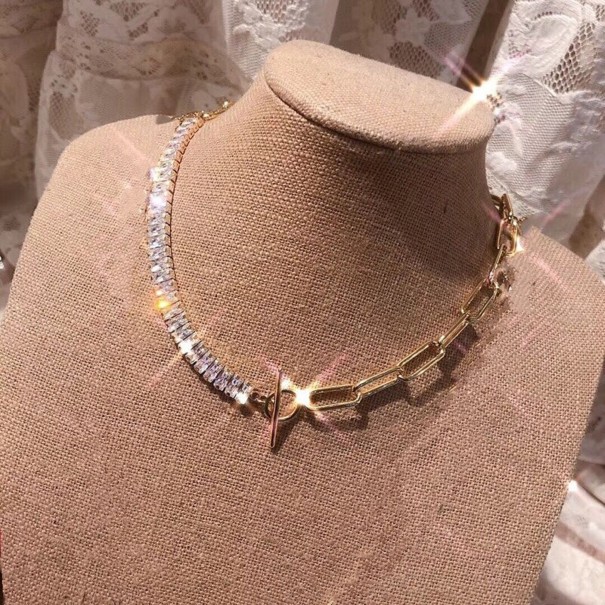 Collier combiné massif pour femmes 1