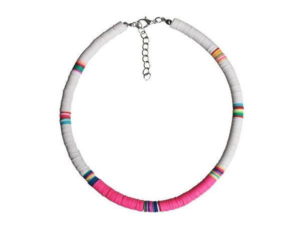 Collier corail pour femmes blanc