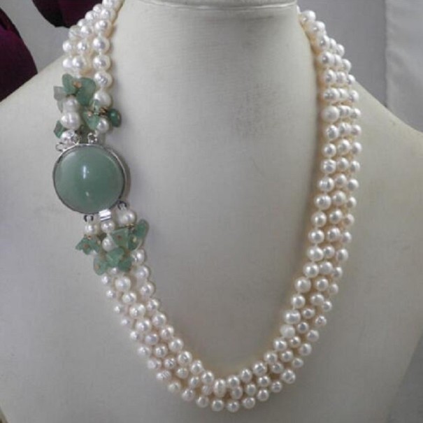 Collier de perles pour femmes D752 1