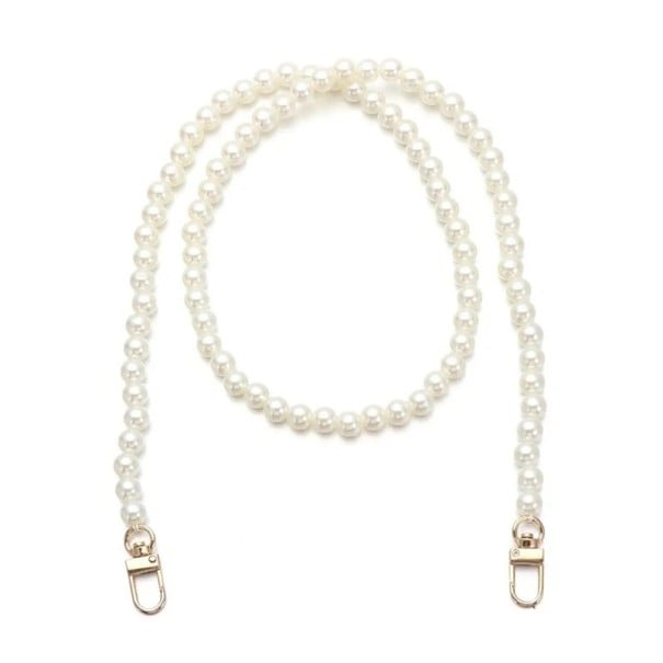 Collier de perles pour sac à main 90 cm Mousquetons rotatifs Sangle en perles pour sac à main Poignée de rechange pour sac à main Accessoire de mode 1