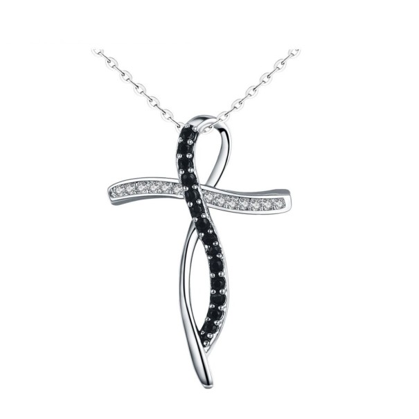 Collier Femme avec Croix D521 1