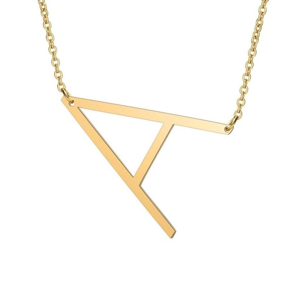 Collier femme avec la lettre de l'alphabet G829 A