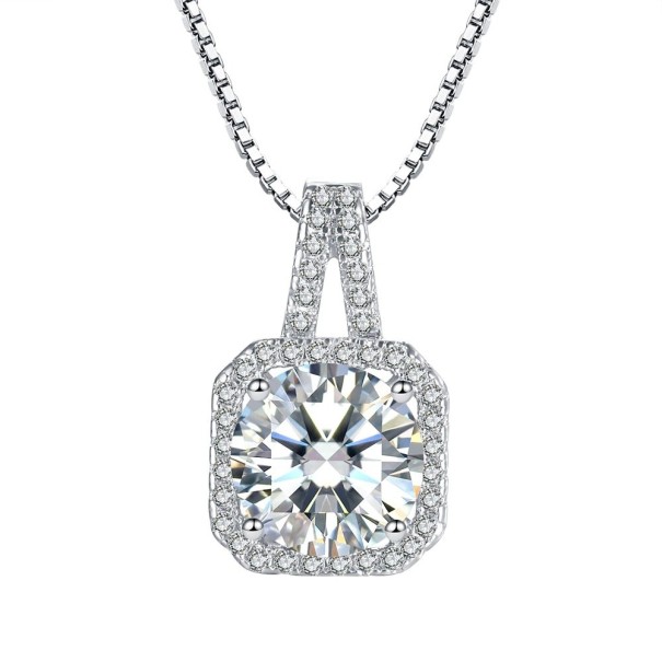 Collier Femme avec Pendentif D385 argenté