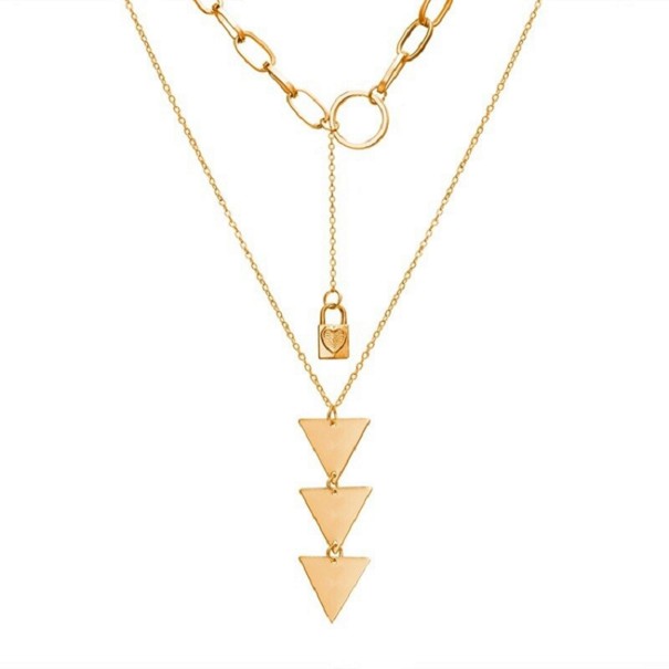 Collier femme avec pendentifs G812 1