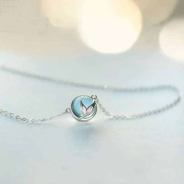 Collier femme avec queue de sirène 1