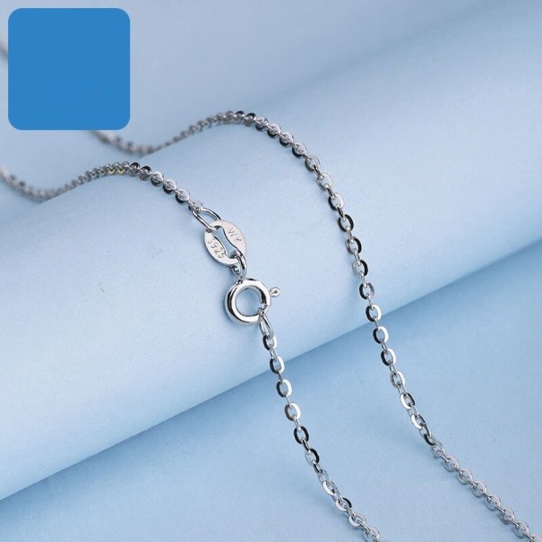 Collier Femme M32 argenté 40 cm 5