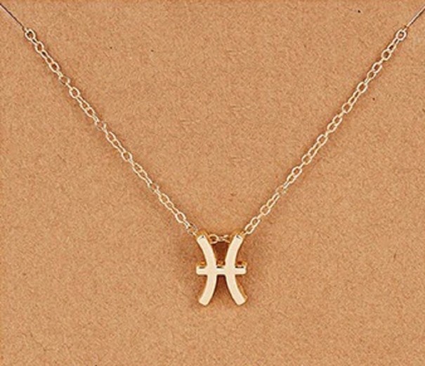 Collier Femme Zodiaque D31 doré 2