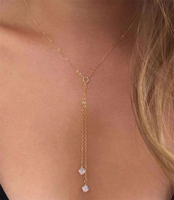 Collier fin pour femmes G783 1