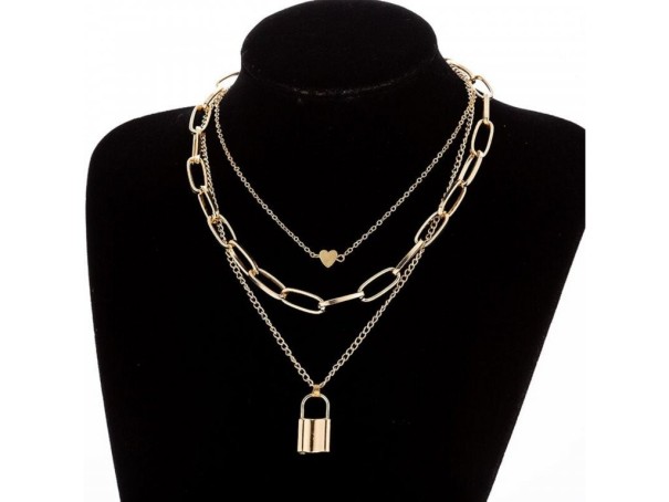 Collier long pour femme avec pendentif 5