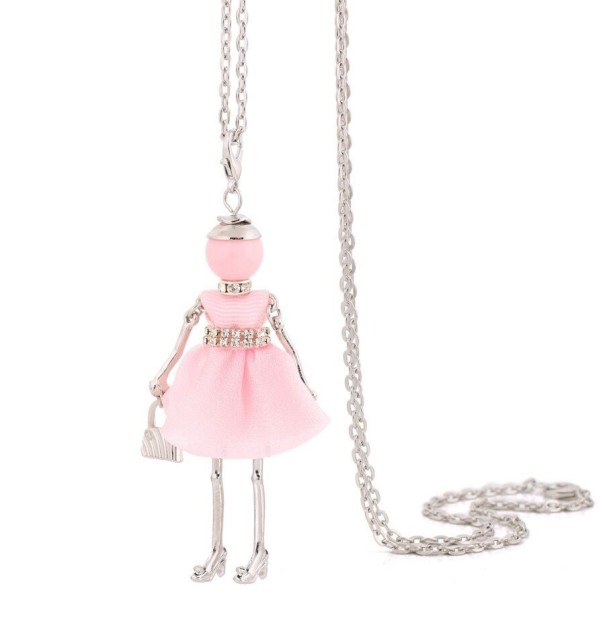 Collier long pour femme poupée 11