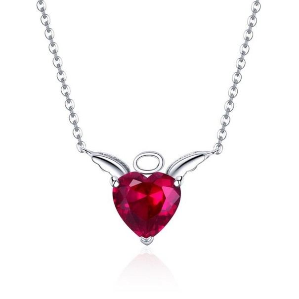 Collier pour femme avec cœur d'ange 1